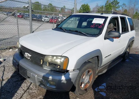 2004 Chevrolet Trailblazer Lt из США, поврежденный, VIN 1GNDS13S042356075
